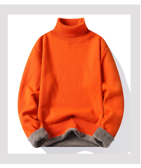 Turtleneck Pullover Warm Sweater - Image 9