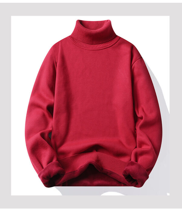 Turtleneck Pullover Warm Sweater - Image 5