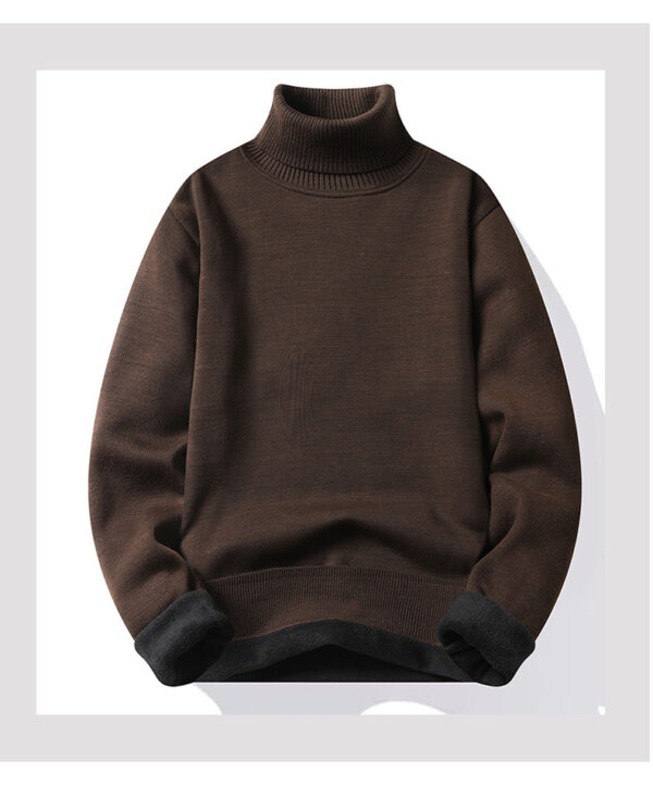 Turtleneck Pullover Warm Sweater - Image 10