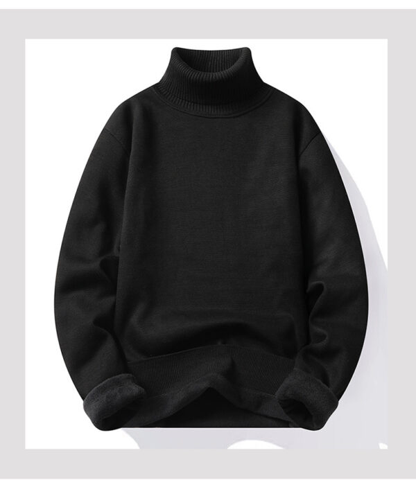 Turtleneck Pullover Warm Sweater - Image 6