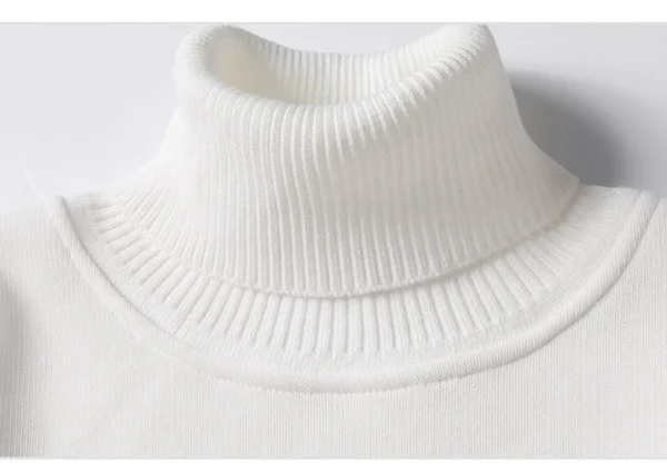 Turtleneck Pullover Warm Sweater - Image 12
