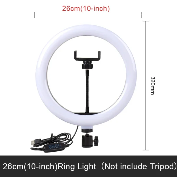 Ring Light Tripod - Livestream TikTok Selfies - Image 13