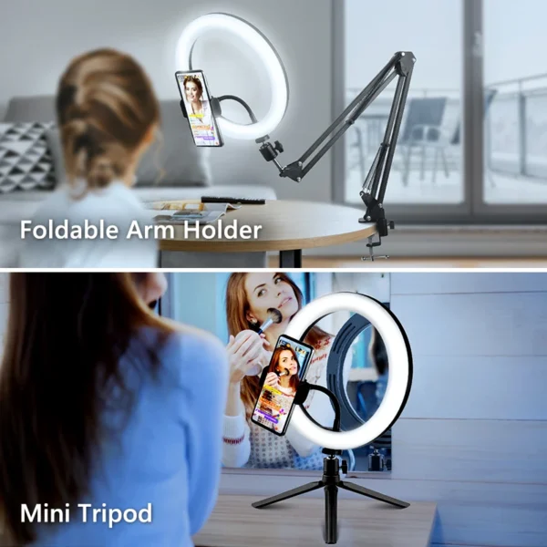 Ring Light Tripod - Livestream TikTok Selfies - Image 6