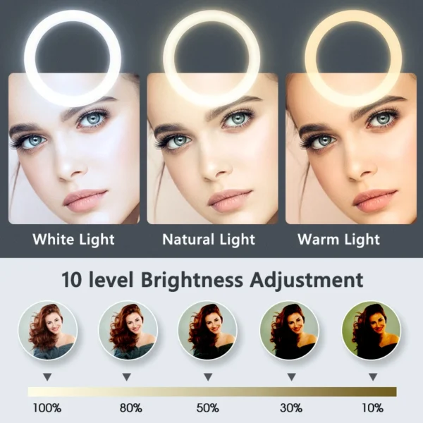 Ring Light Tripod - Livestream TikTok Selfies - Image 2
