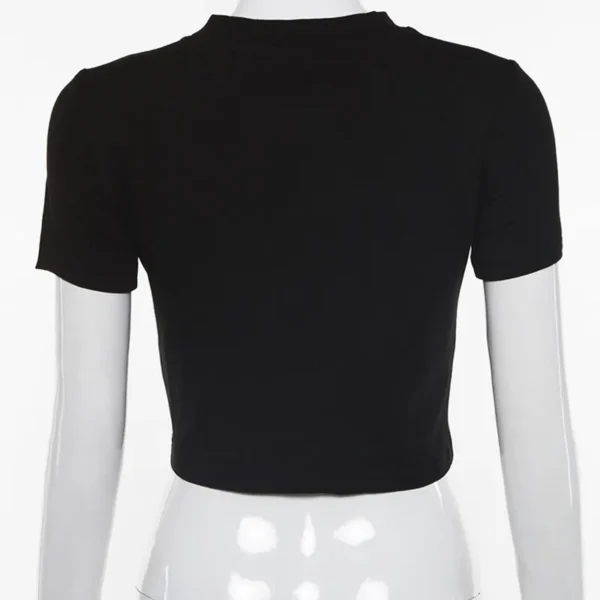 Cosmic Rhinestone Crop Top Short Sleeve - Image 5