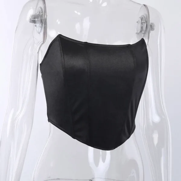 Stretch Strapless Corset Top - Image 12