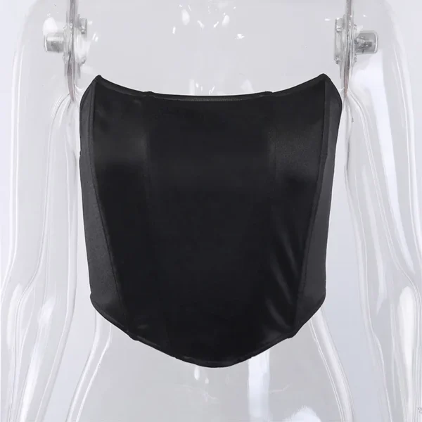 Stretch Strapless Corset Top - Image 11