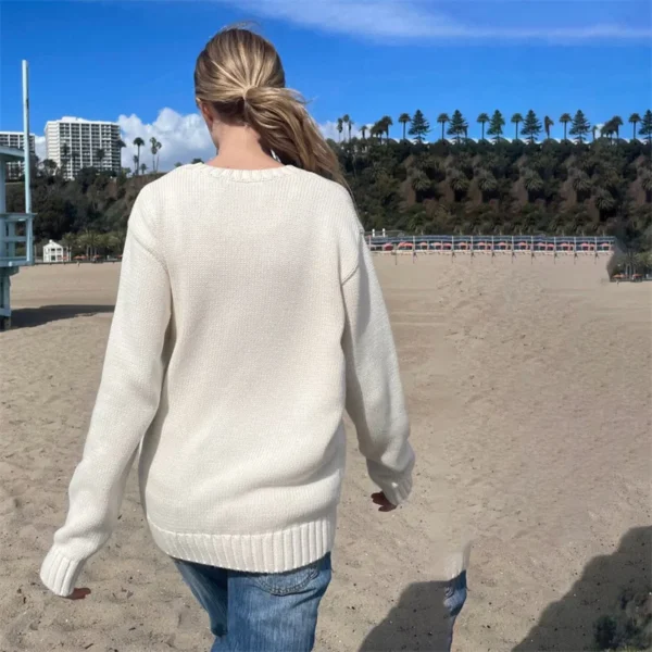 American Flag Knitted Pullover Jumper - Image 7