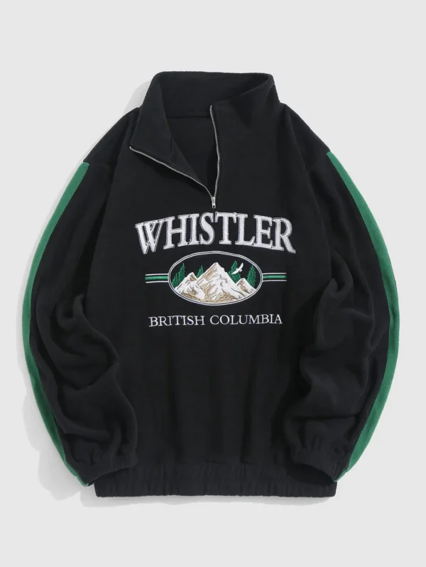 Whistler Embroidered Quarter Zip