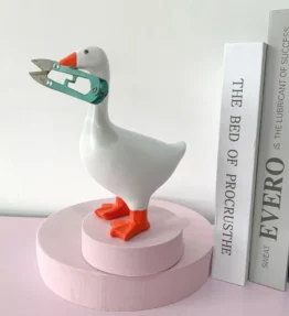 Funny Magnetic Goose Ornament Key Holder