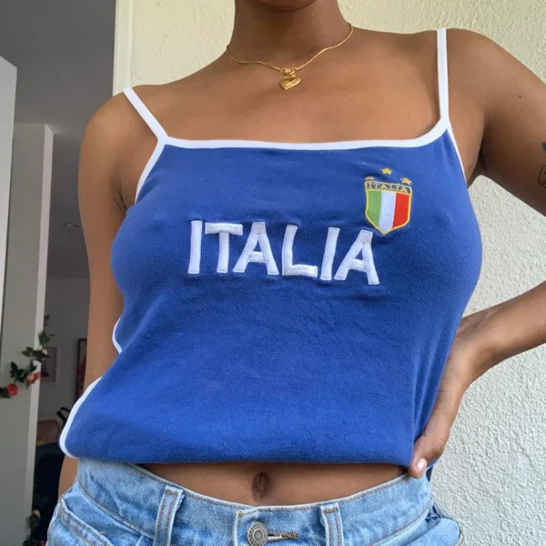 Italia Embroidered Camisole - Image 2